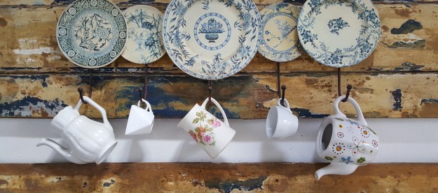 the best plate hangers cups and hanging on wooden wall in kitchen