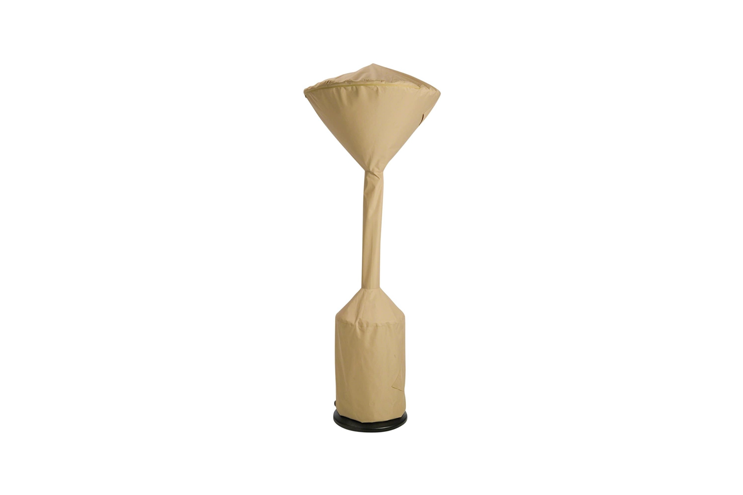 MYPP Waterproof Outdoor Heater Cover H89 x D33.5 x 19 in Stand-up Patio Heater Cover with Zipper Zip Ties Black Oxford Fabric Heater Cover 
