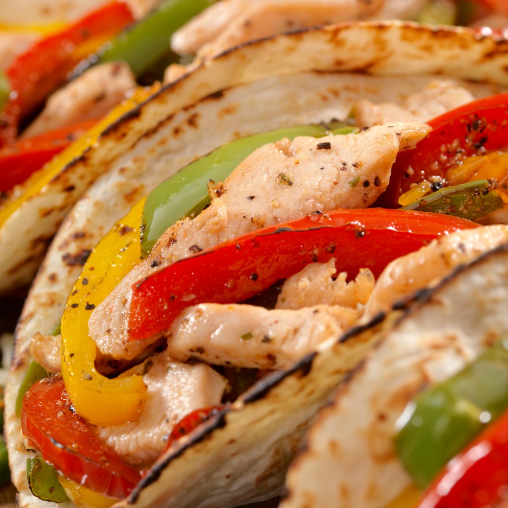 chicken fajitas