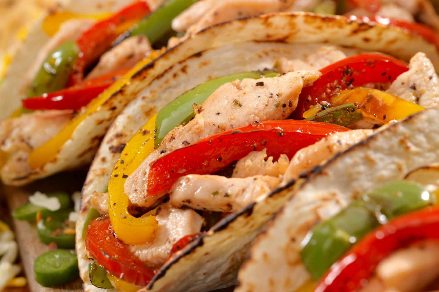 chicken fajitas