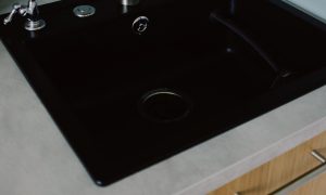 Sink in a kitchen