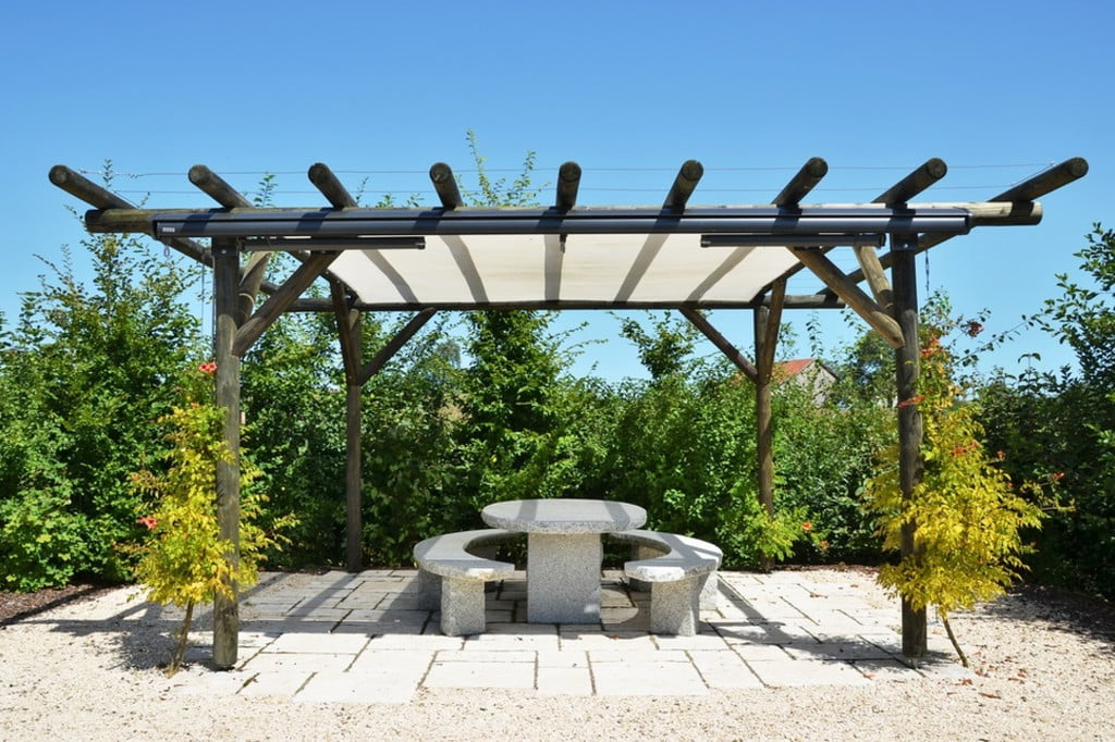 pergola with cover