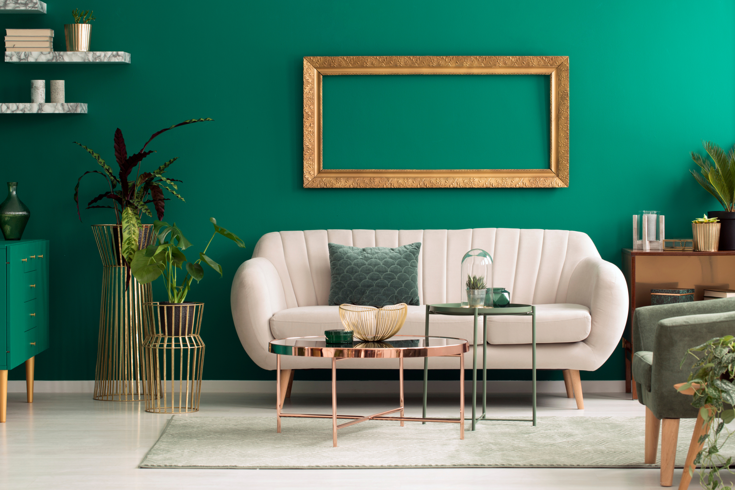 green living room