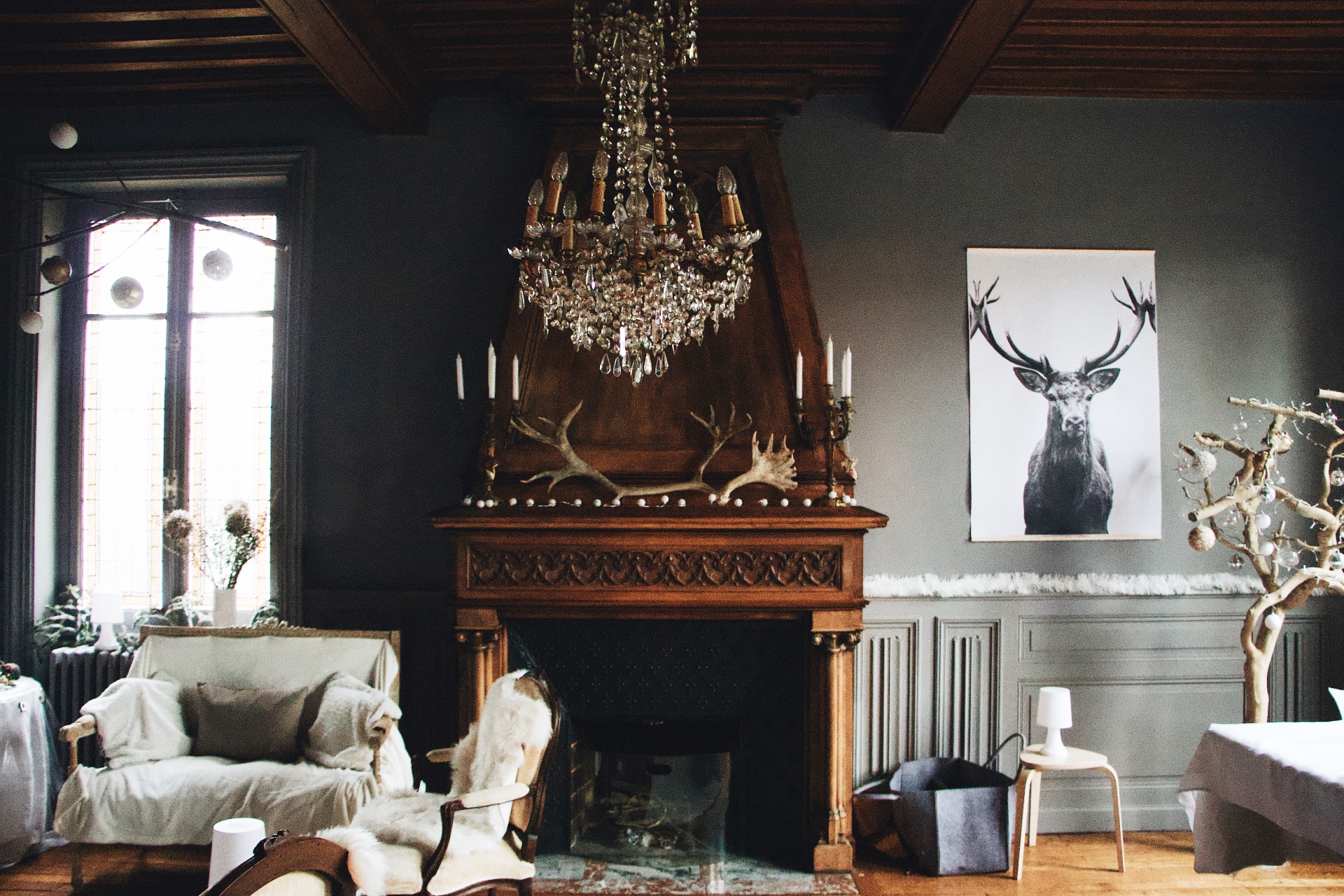 cabin vibe living room