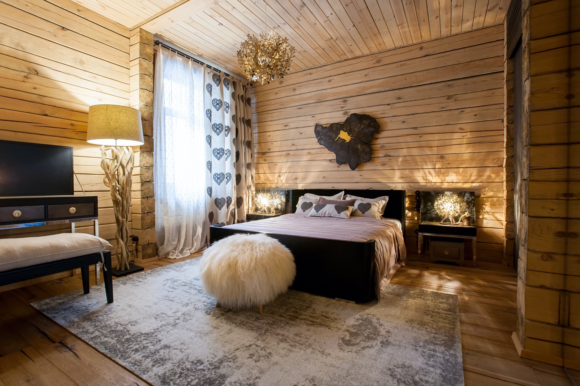 rustic bedroom