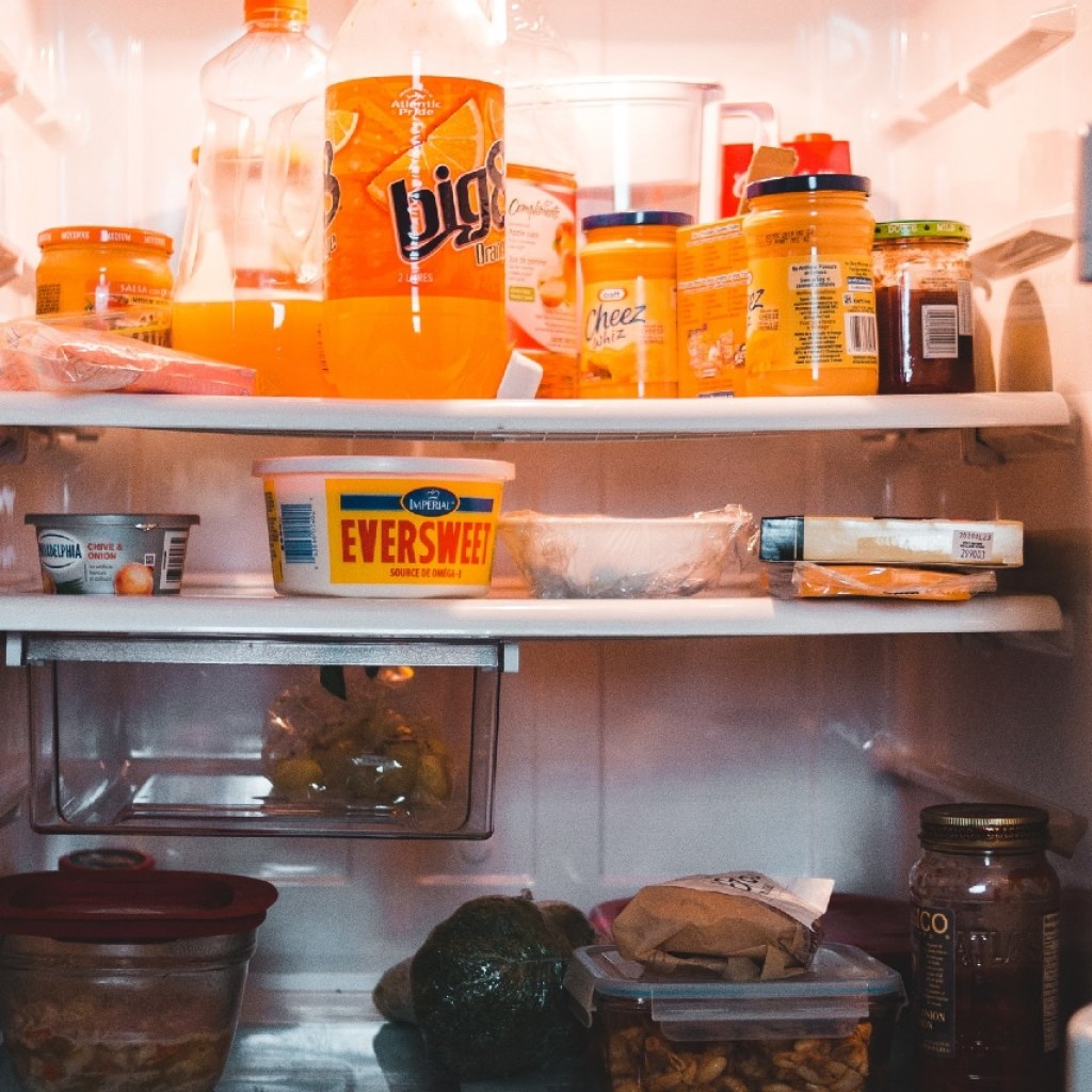 inside of refrigerator