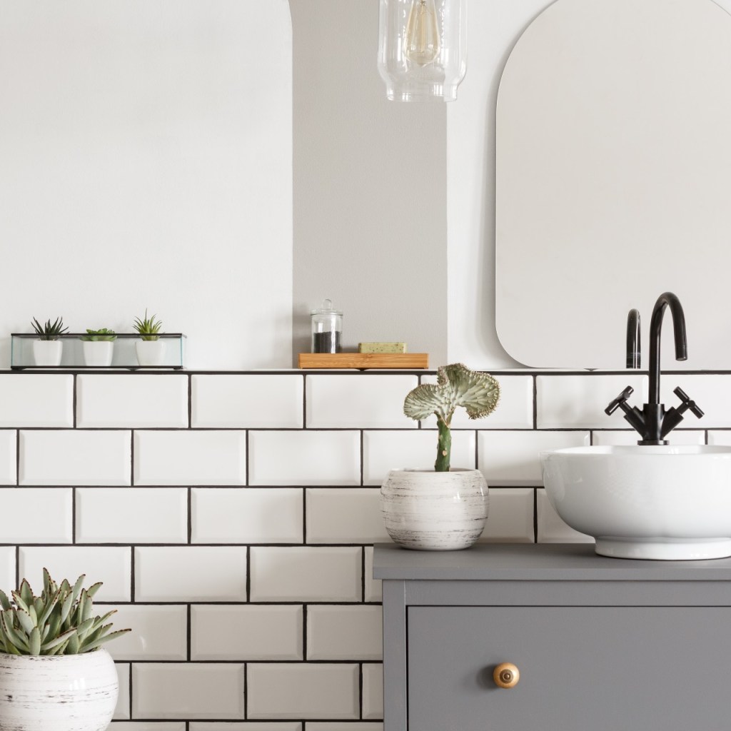 white bathroom