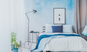 two-tone bedroom wall paint