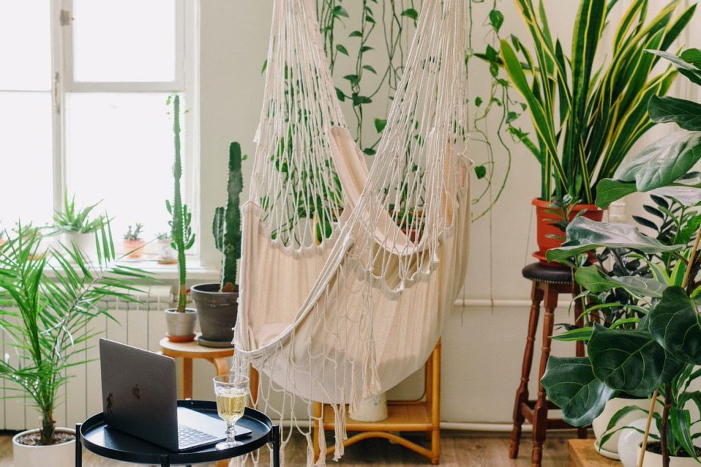 boho style living room