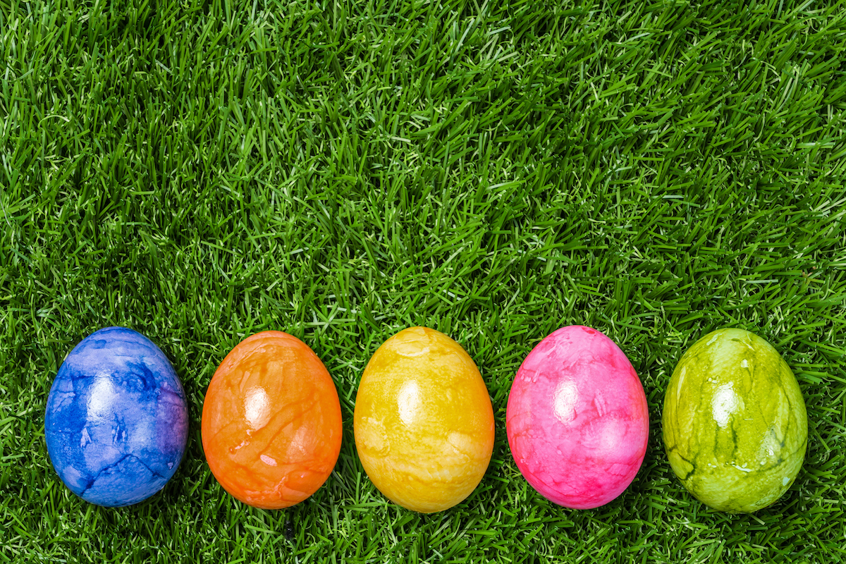 colorful Easter eggs