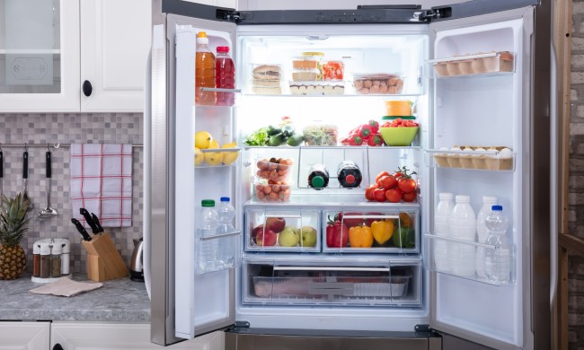 well organized fridge