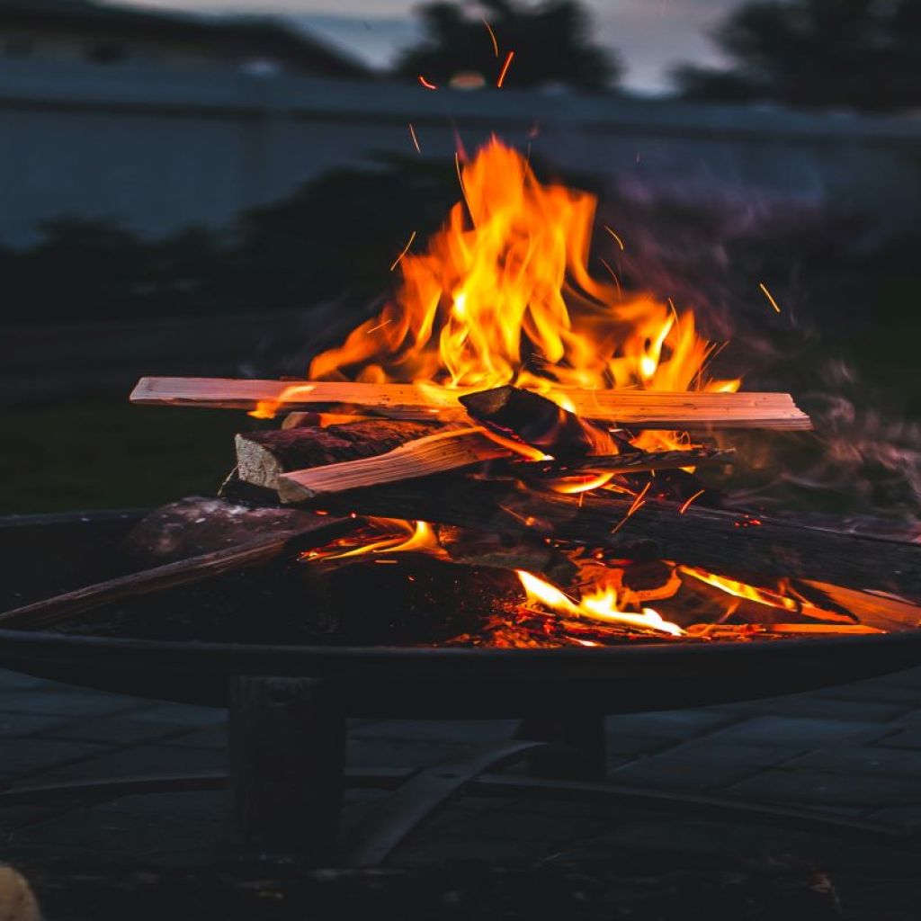 backyard fire pit