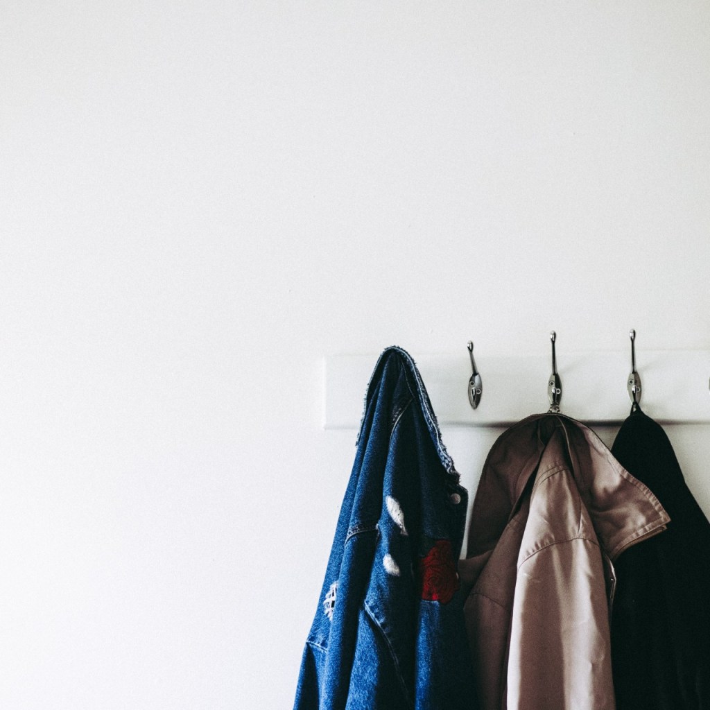 coats on hooks