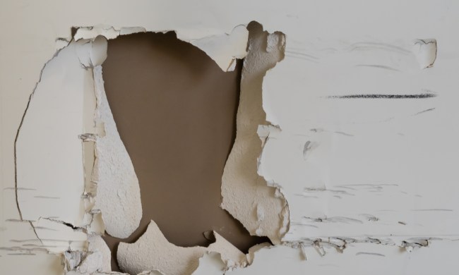 Broken drywall