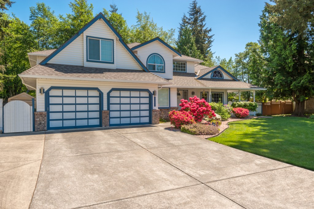 home with a concrete driveway