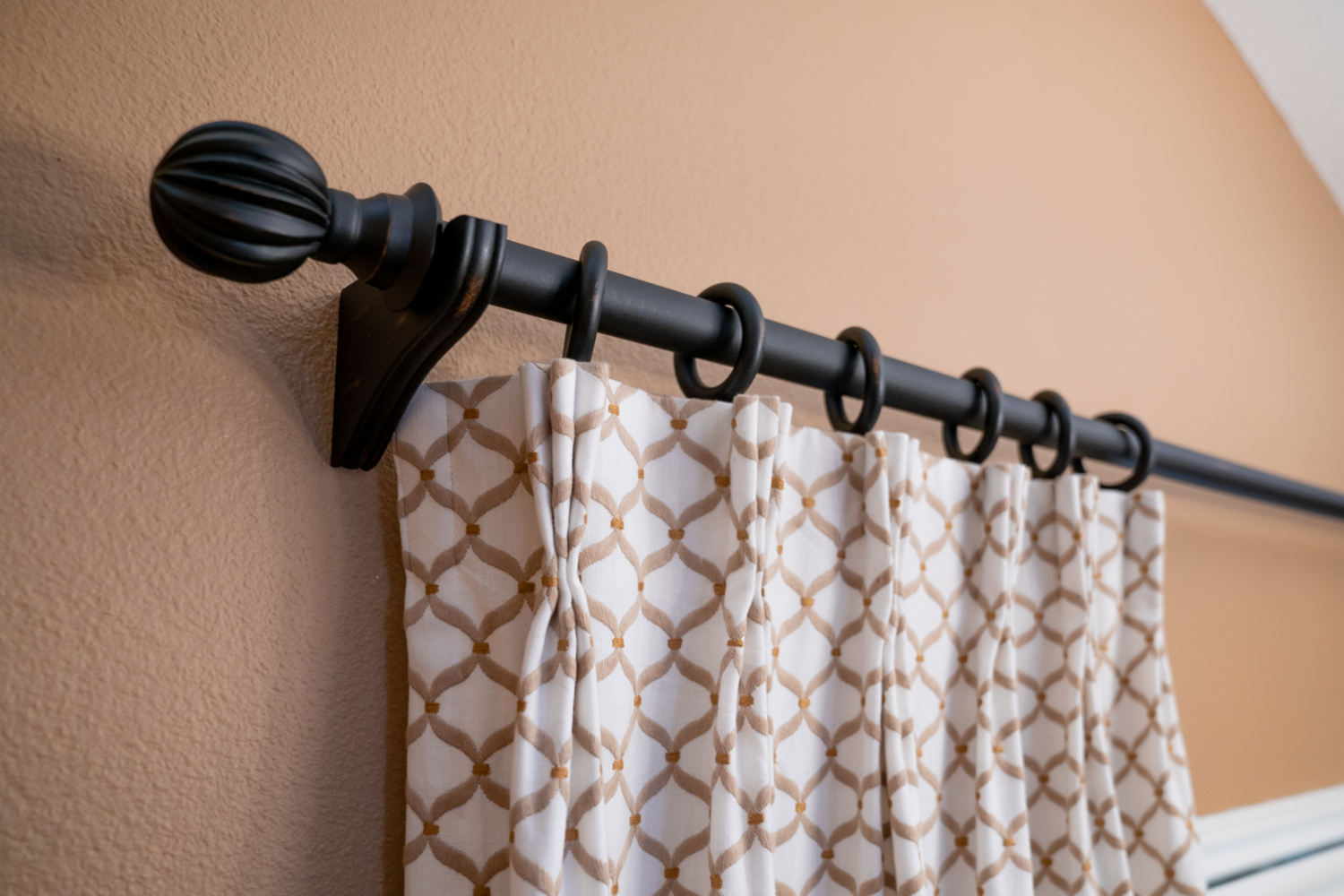 decorative curtain rod
