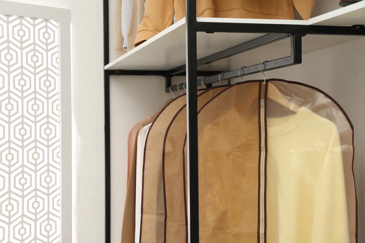 hanging closet storage bags