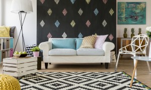 grandmillennial style and design living room patterns color