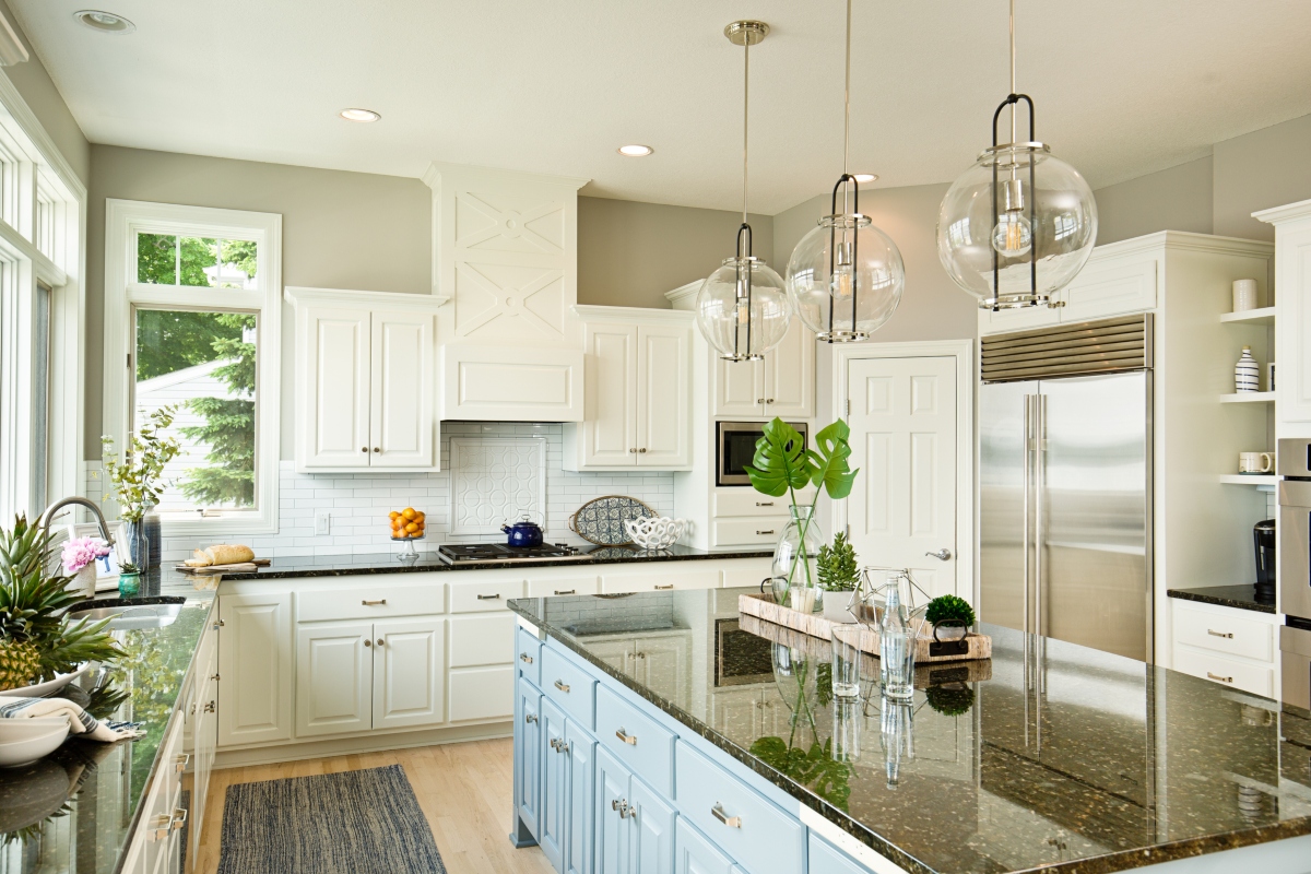 sedglass over kitchen sink lighting