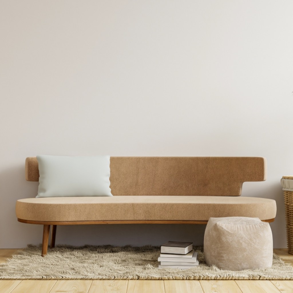 Neutral minimalism and Scandinavian living room