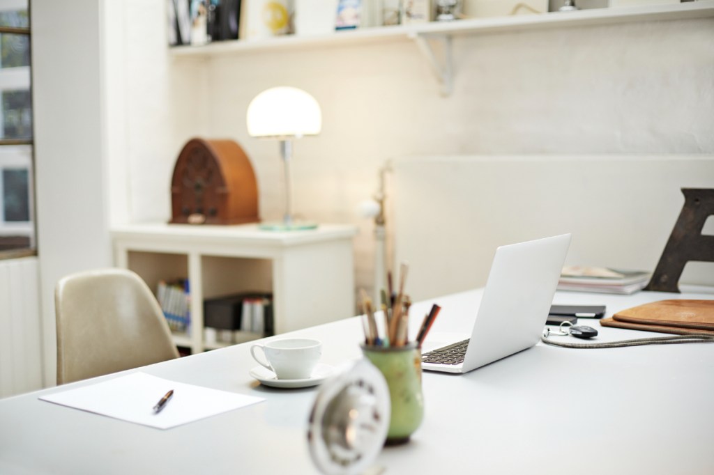 Home office area.