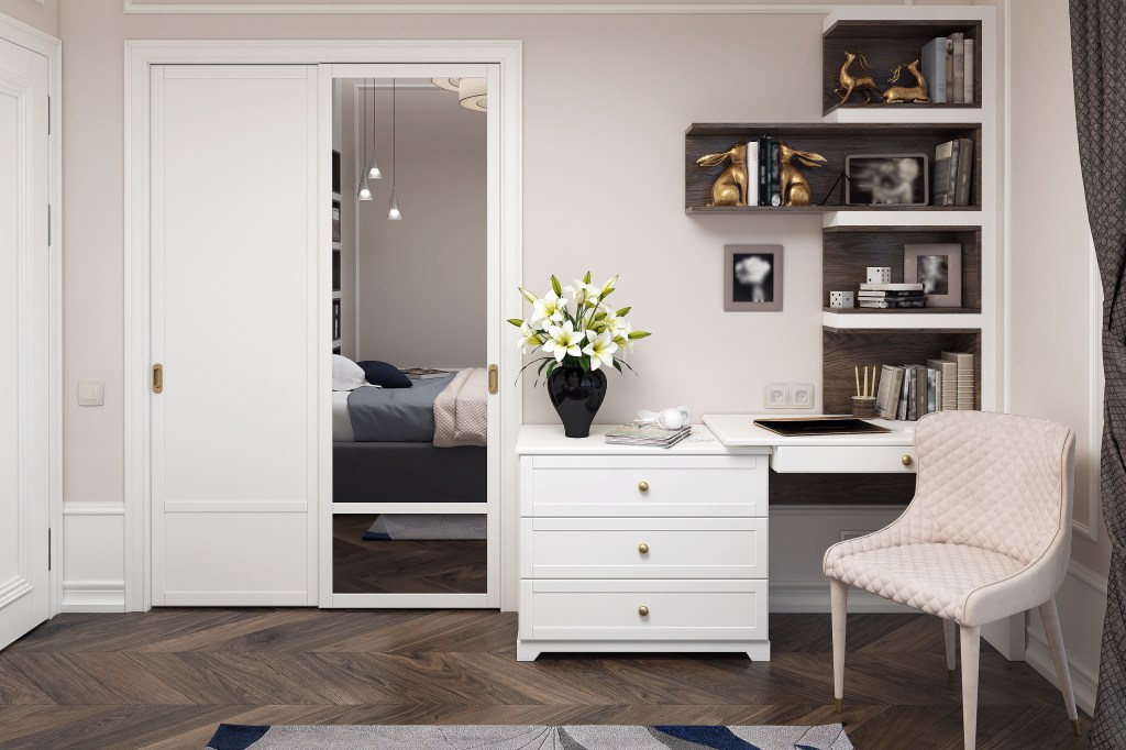 modern home office nook