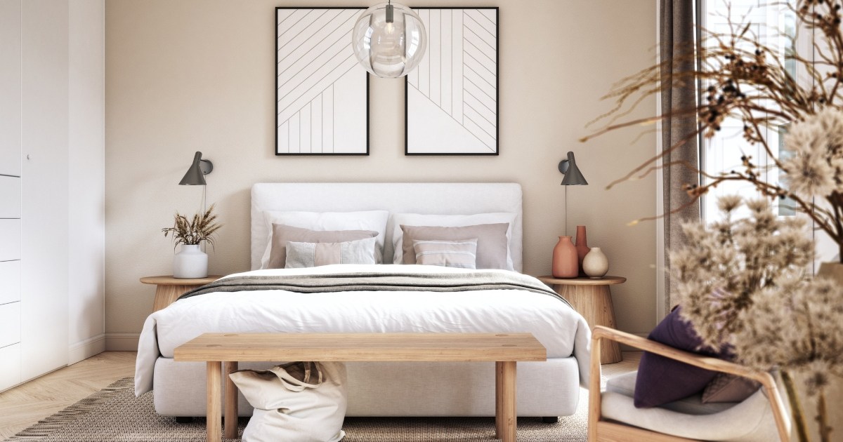 7 Sneaky Ways Designers Arrange Furniture in a Small Bedroom 21Oak