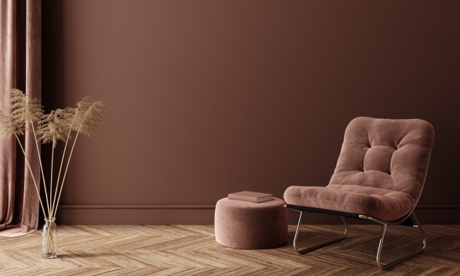 Brown monochromatic color palette for room design
