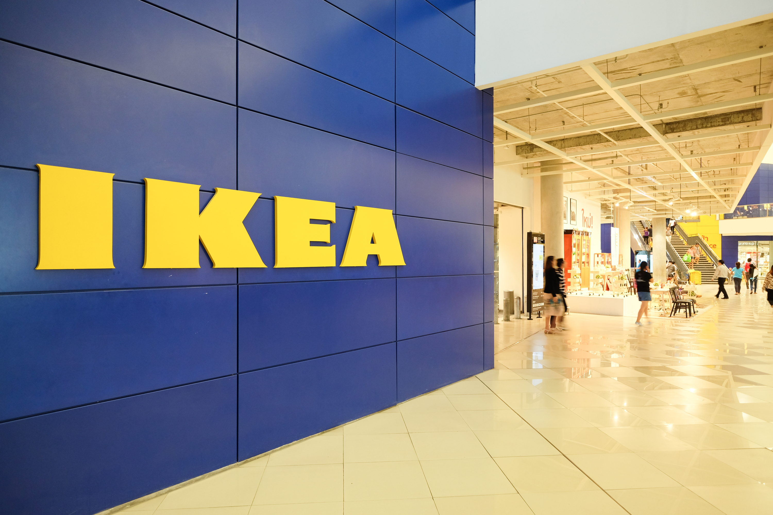 Ikea storefront sign