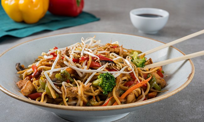 easy chicken dinner recipes asian noodles with and vegetables