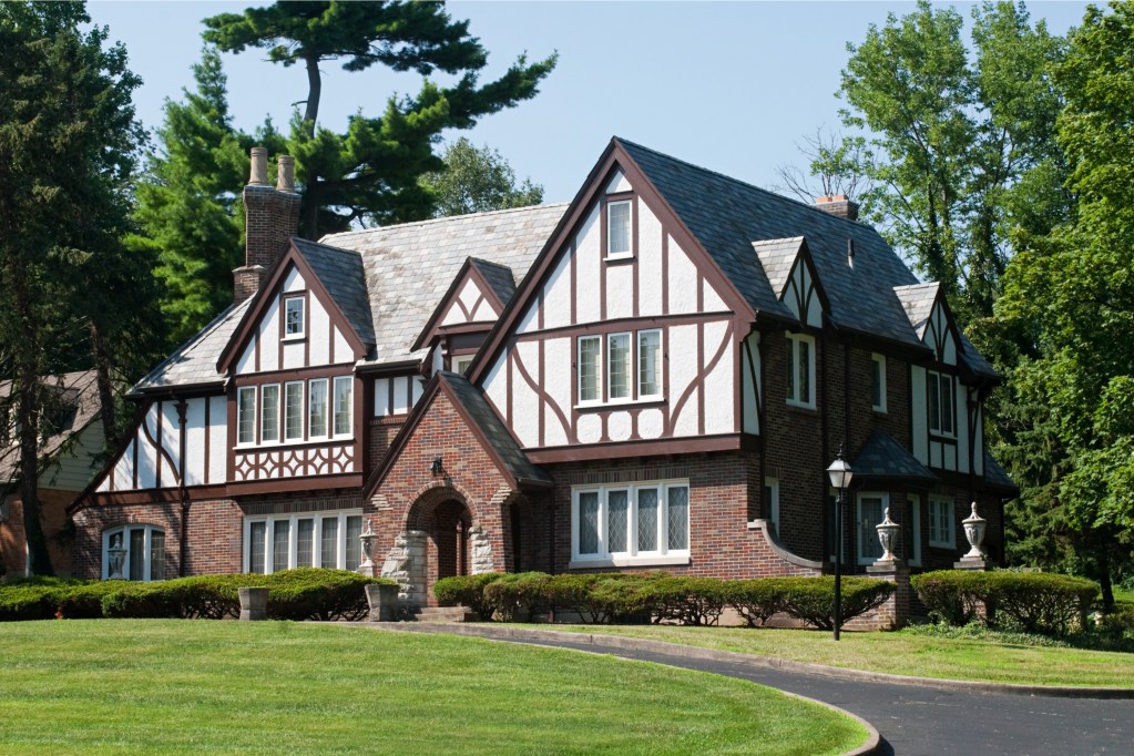 Tudor style home