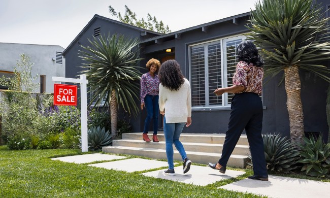 Women viewing a house that's for sale