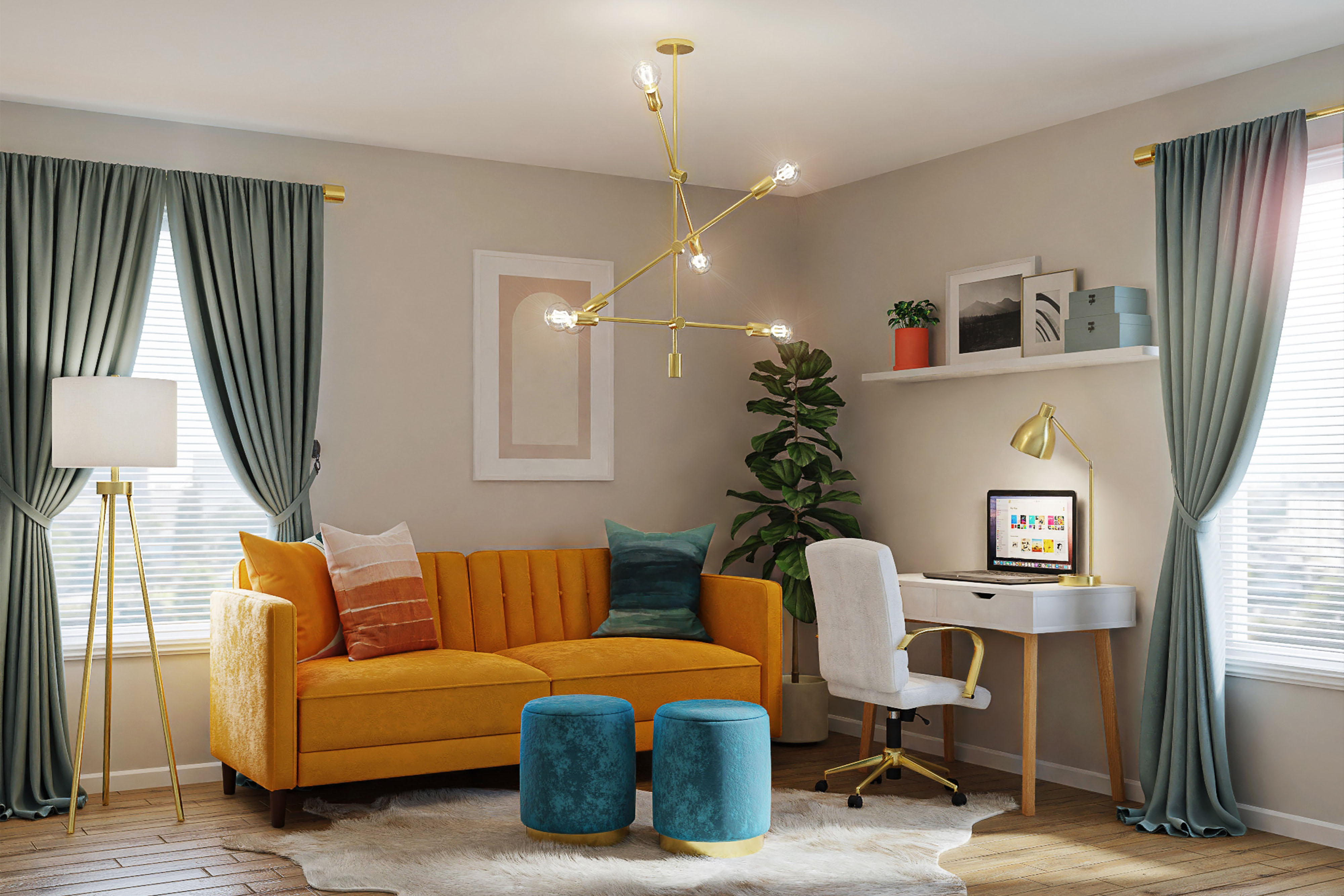 Types of lighting hot sale for living room