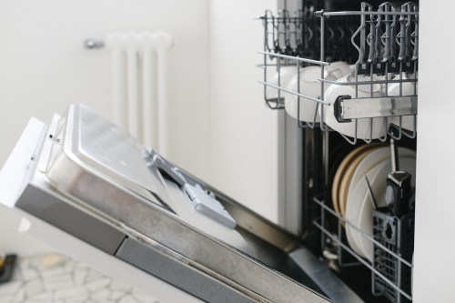 how to clean a smelly dishwasher shutterstock 1673974375
