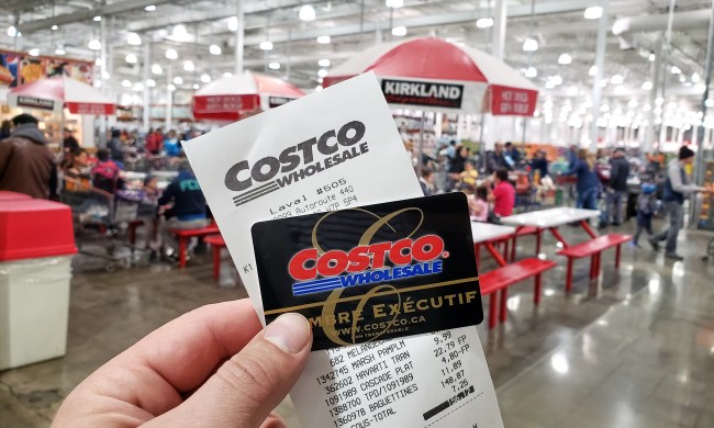 Costco card and receipt