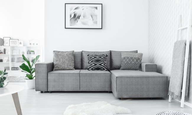 Gray living room