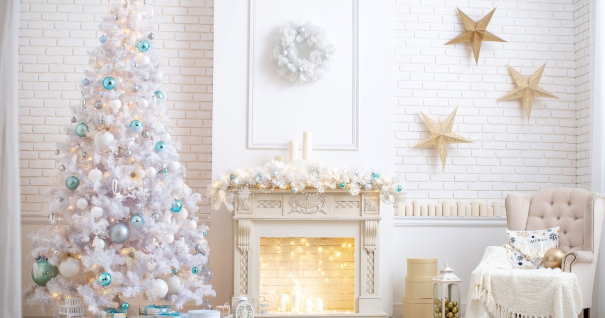 Turn Your White Christmas Tree Into Your Statement Piece 21Oak