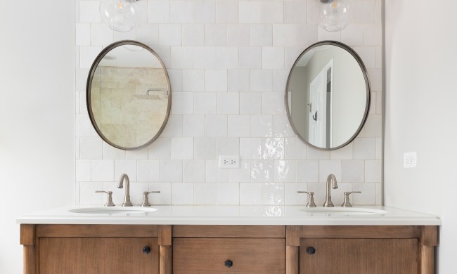 Bathroom mirrors and cabinets