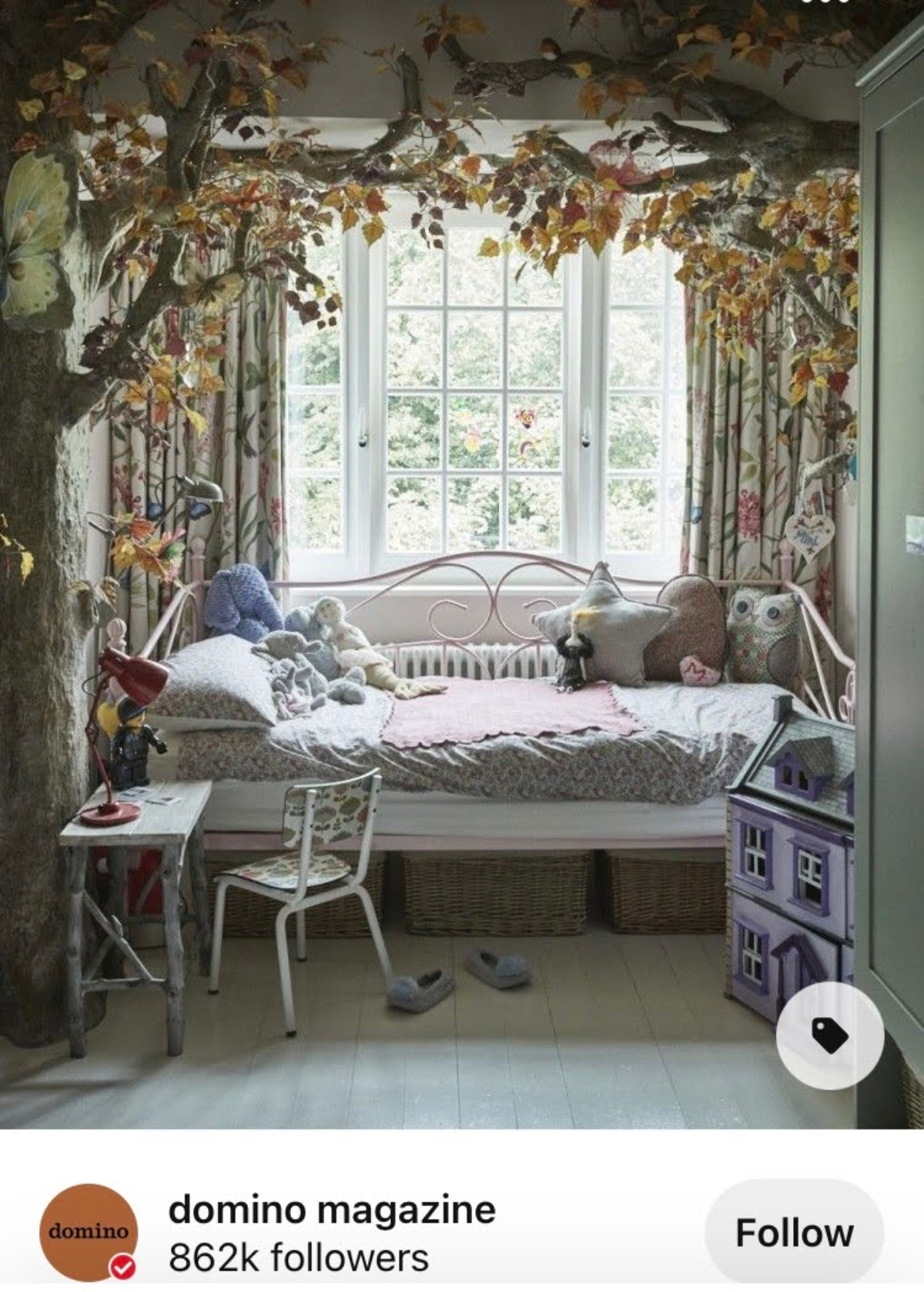 Bay window nook with fairycore aesthetic