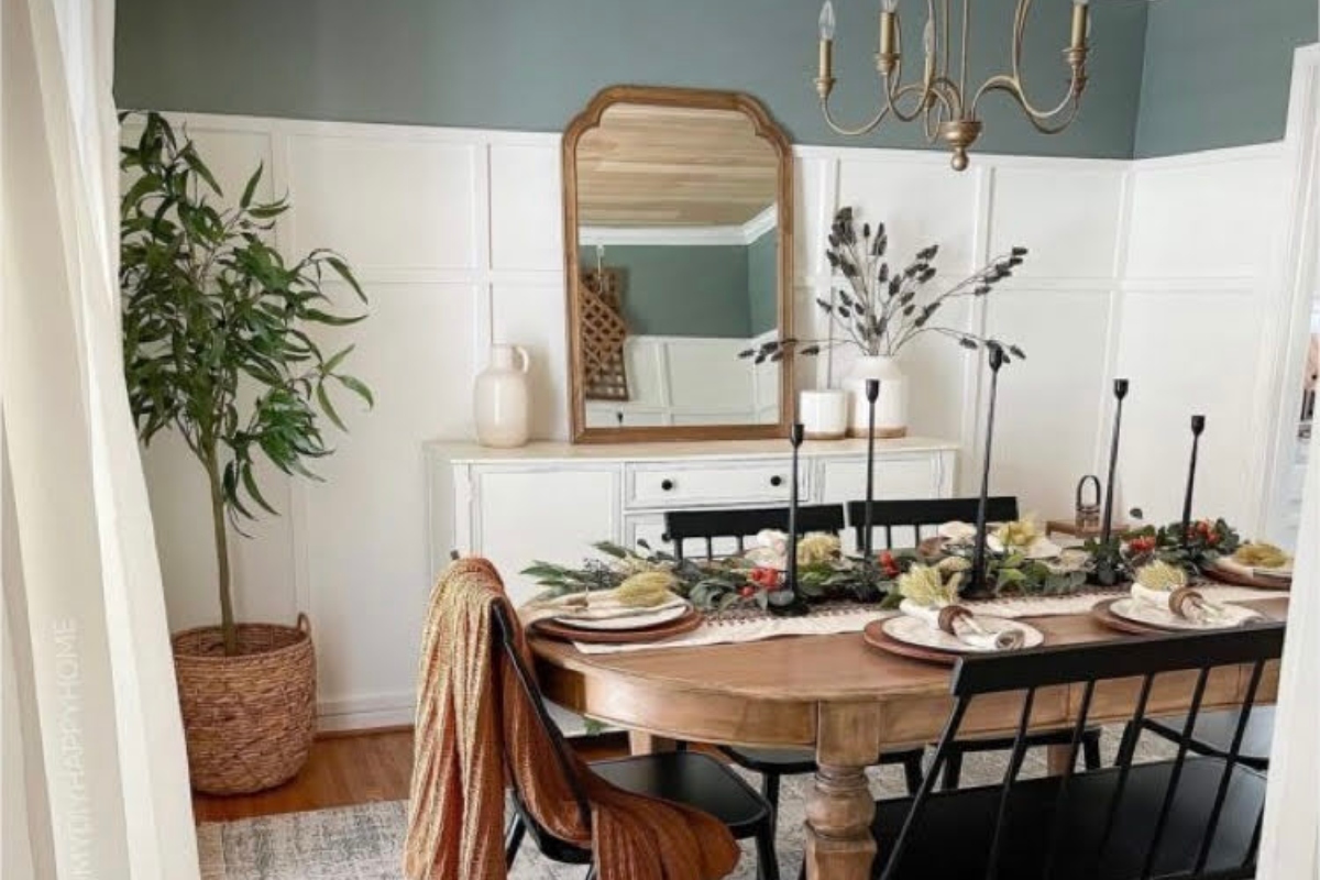 Modern farmhouse dining room decor