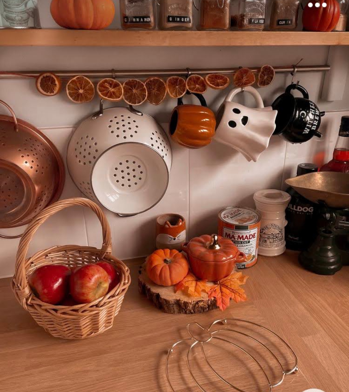 fall kitchen decor