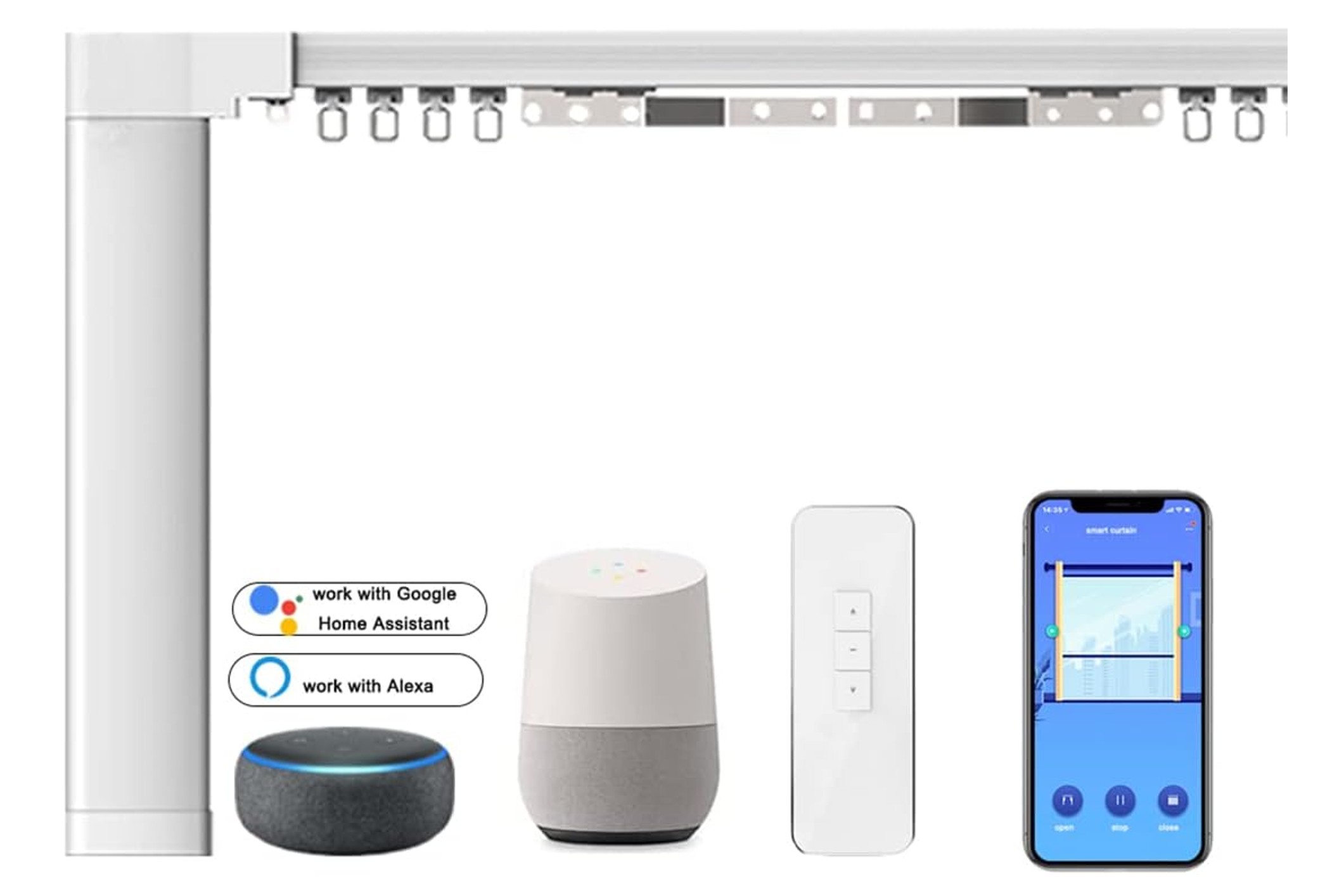 dherju automatic curtain opener