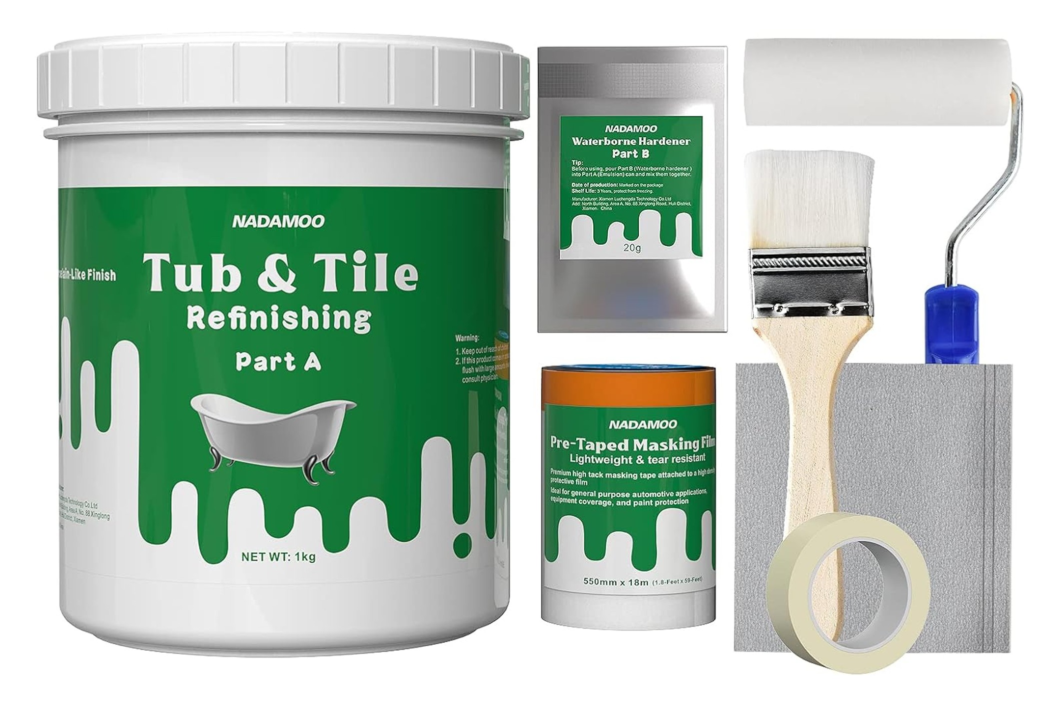 nadamoo bathtub refinishing kit