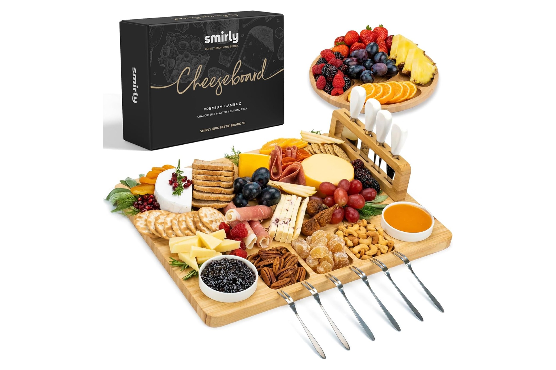 smirly charcuterie board