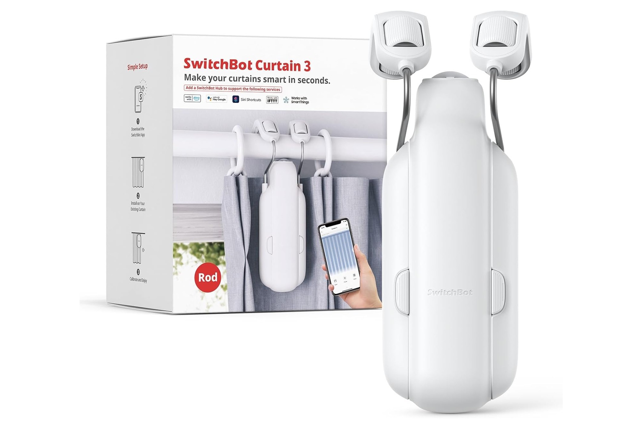 switchbot automatic curtain opener