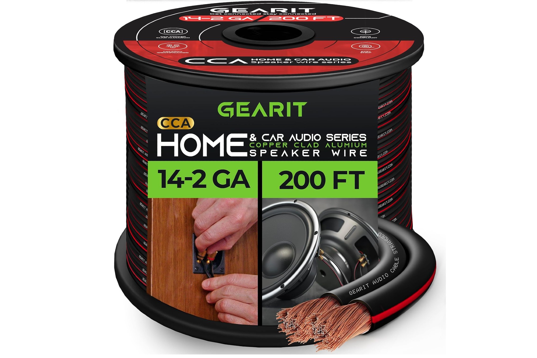 GearIT Speaker Wire for Home Theater