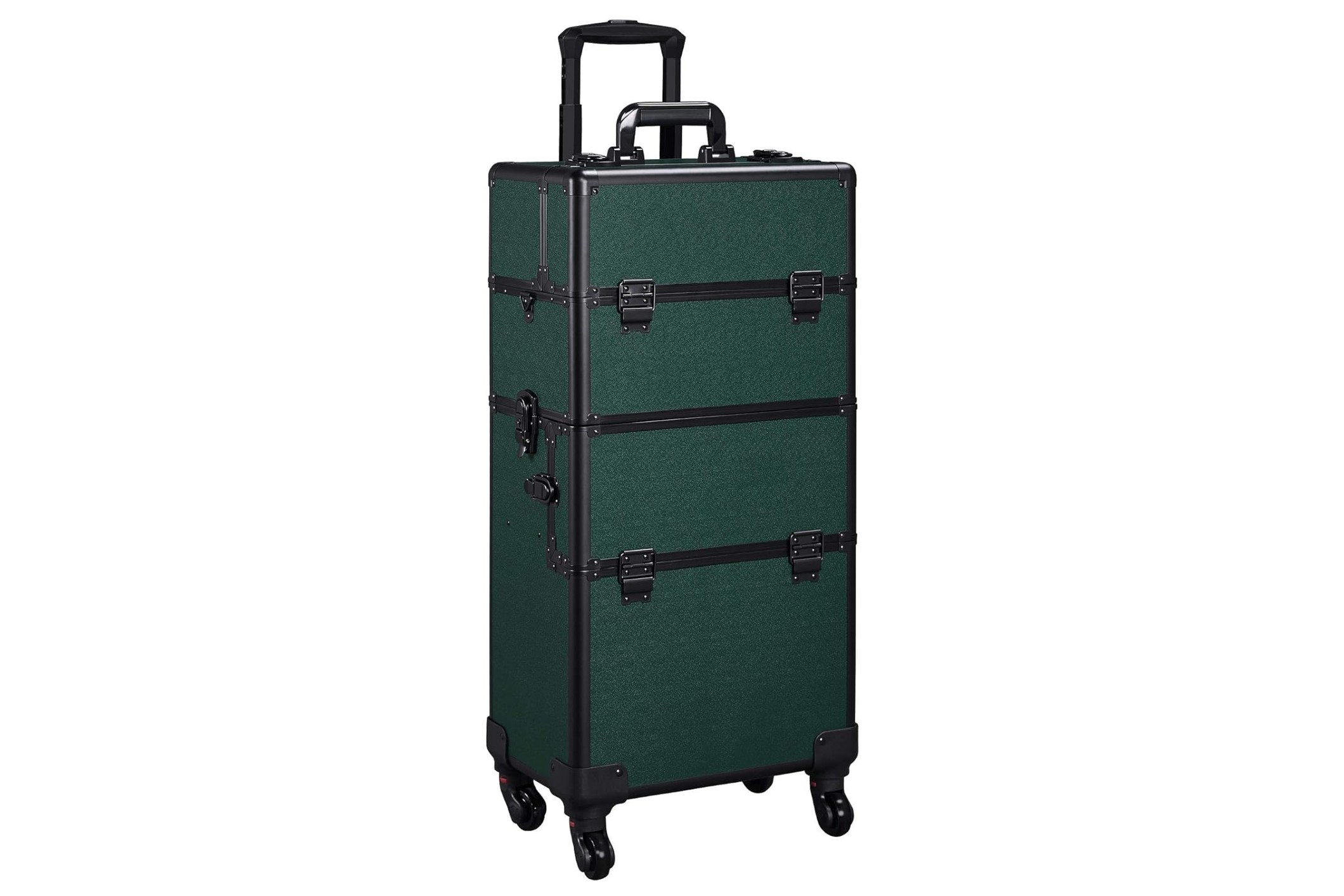 Yaheetech 3-In-1 Aluminum Cosmetic Case