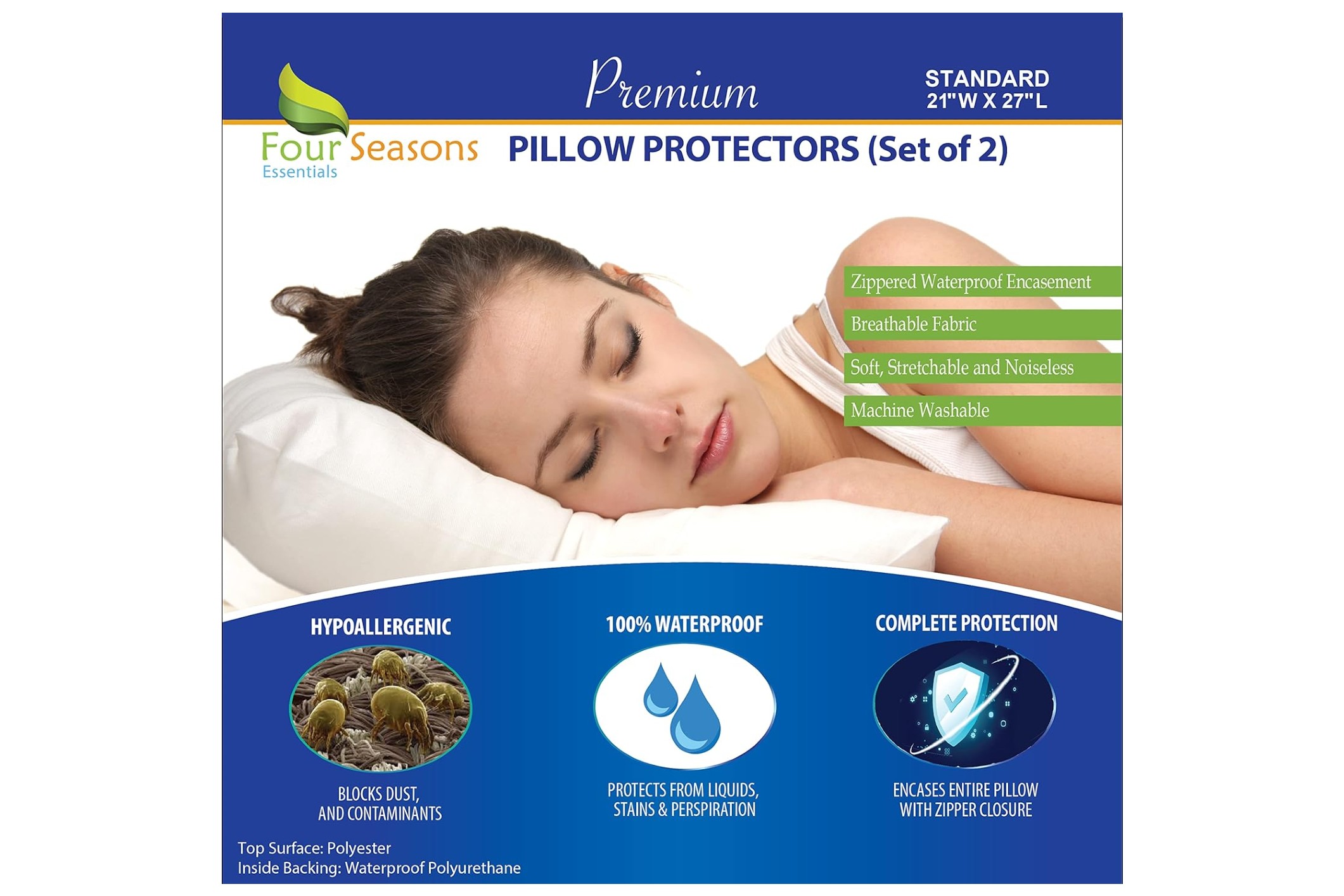 four seasons pillow protector