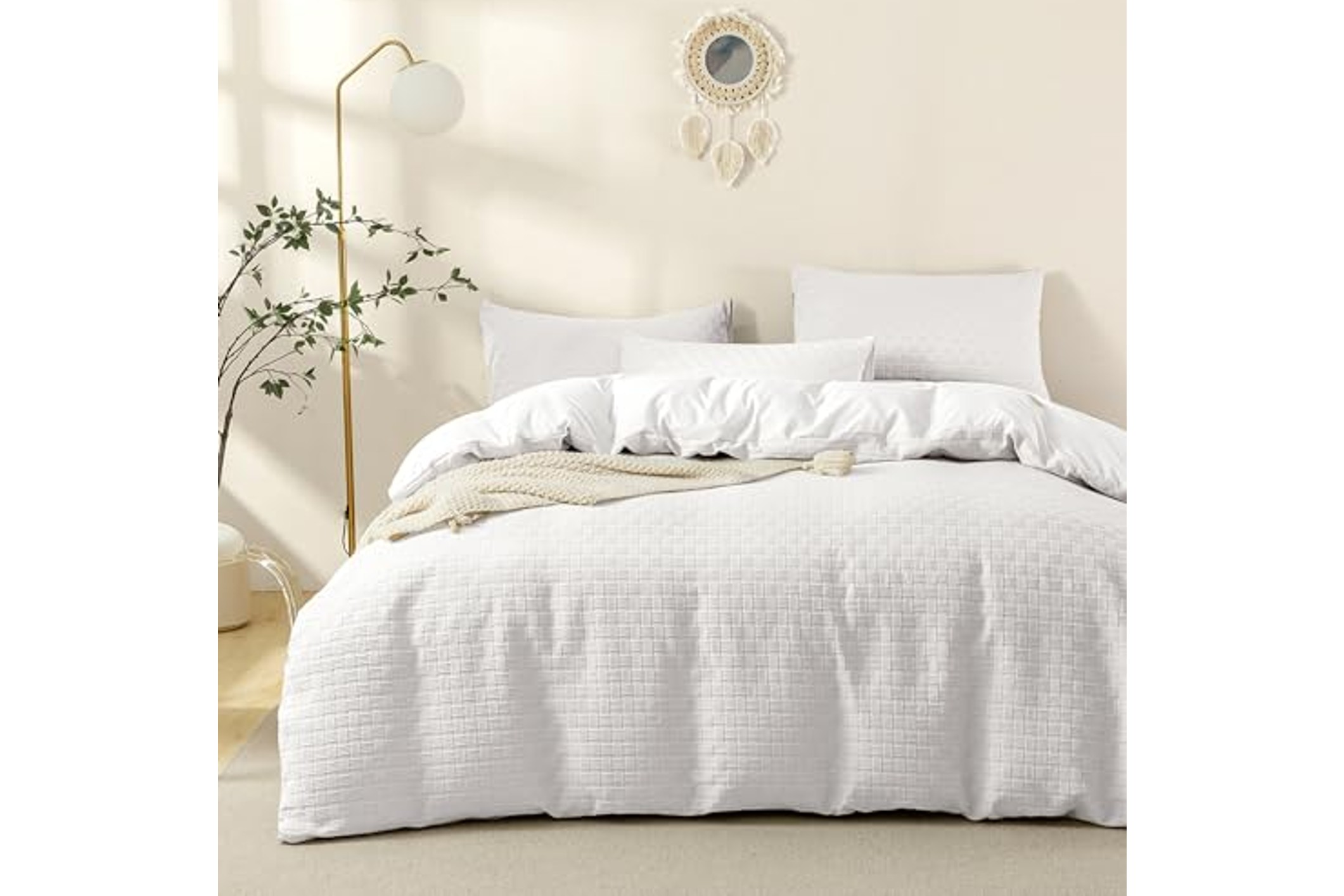 jellymoni white duvet cover