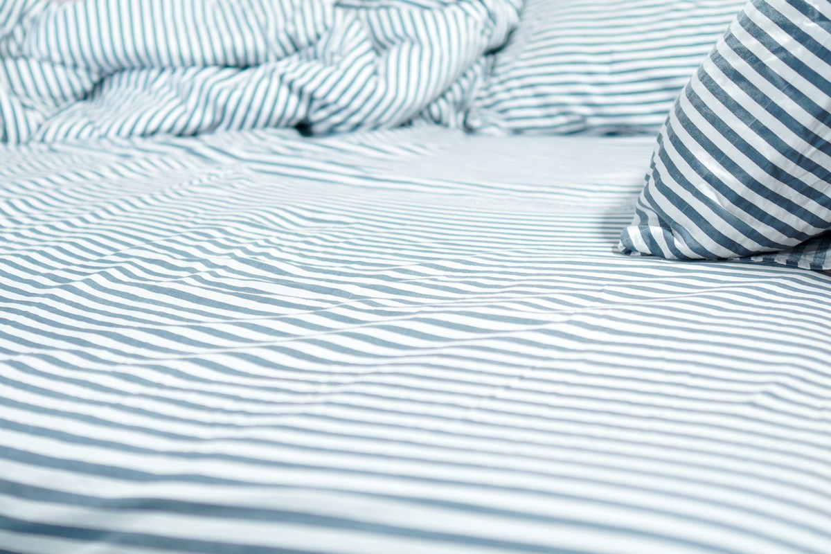 striped duvet cover